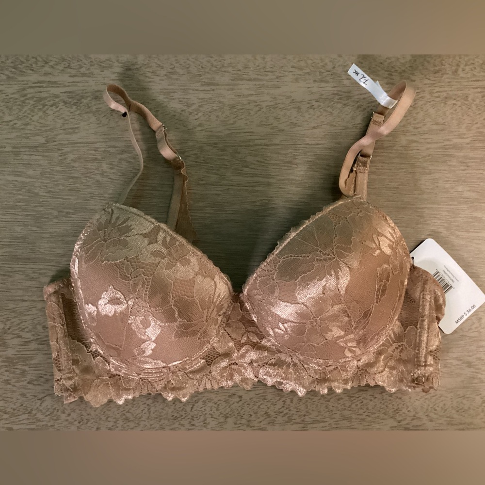 NWT French Affair Push Up Bra Size 36 C